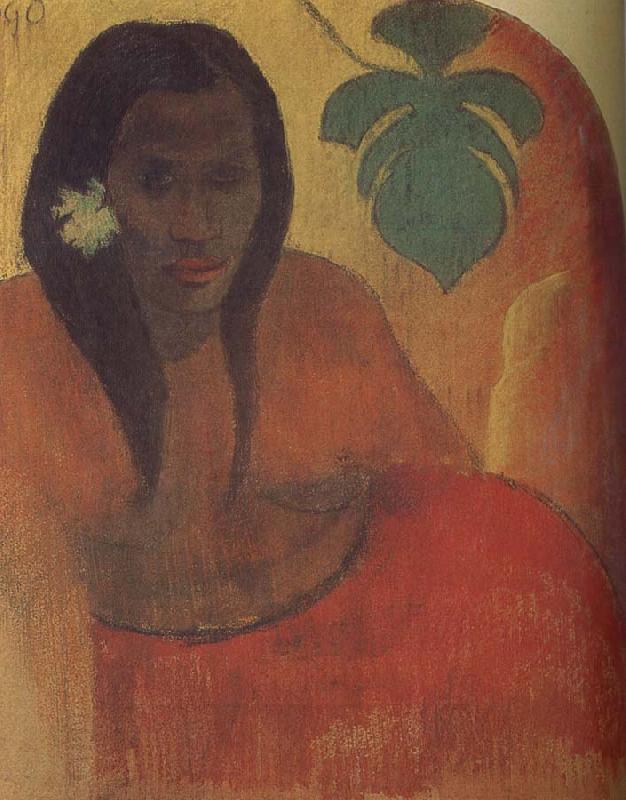 Paul Gauguin Tahitian woman oil painting picture